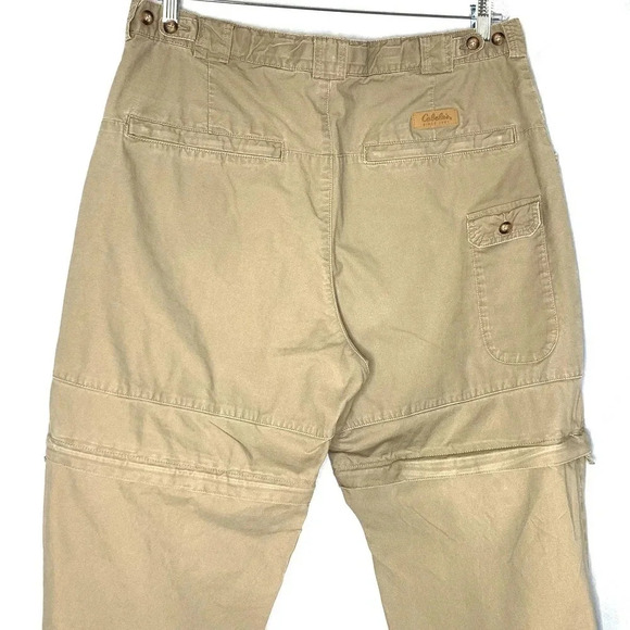 Cabela's Outdoors Men's Cargo Utility Convertible Hiking Pants Khaki Size 38X30 - Picture 5 of 12